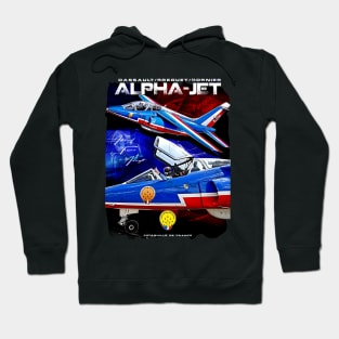 Alpha Jet Patrouille de France Advanced Trainer Aircraft Hoodie